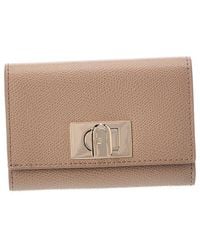 Furla - 1927 Leather Compact Wallet - Lyst