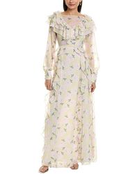 Ted Baker - Frilled Maxi Dress - Lyst