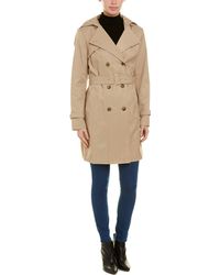 Cole Haan Double-breasted Trench Coat - Natural