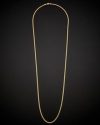 Italian Gold - 14k Miami Cuban Link Necklace - Lyst