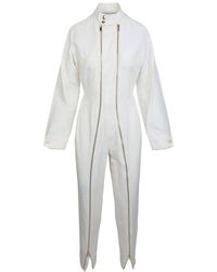Stella McCartney - Alma All-in-one Linen-blend Jumpsuit - Lyst