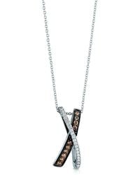 Le Vian - Le Vian Gladiator 14K 0.27 Ct. Tw. Diamond Pendant Necklace - Lyst