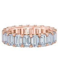 Lab Grown Diamonds - 14K Rose 4.40 Ct. Tw. Lab-Grown Diamond Ring - Lyst