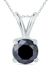 True Diamond - 14k 0.96 Ct. Tw. Diamond Solitaire Necklace - Lyst