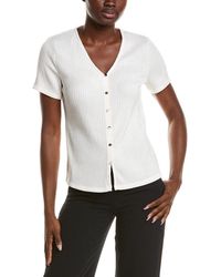 Anne Klein - Crinkle Top - Lyst