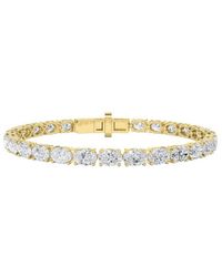Lab Grown Diamonds - 14K 10.75 Ct. Tw. Lab-Grown Diamond Tennis Bracelet - Lyst