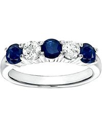 Suzy Levian - 14k 1.20 Ct. Tw. Diamond & Sapphire Ring - Lyst