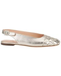 Agl Attilio Giusti Leombruni - Mara Sling Wave Leather Slingback - Lyst