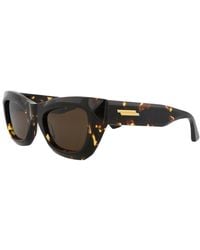 Bottega Veneta - Bv1251S 52Mm Sunglasses - Lyst