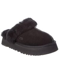 UGG - Disquette Suede & Shearling Slipper - Lyst