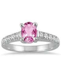 Gem Spark - 14K 1.19 Ct. Tw. Diamond & Topaz Ring - Lyst