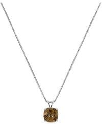 MaxColor - 14k 3.60 Ct. Tw. Smoky Quartz Pendant Necklace - Lyst