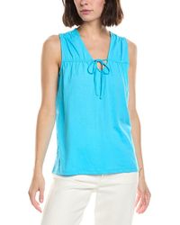 Stella Parker - Brighton Ruched Tie Top - Lyst
