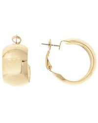 Rivka Friedman - 18k Plated Wide Hoops - Lyst