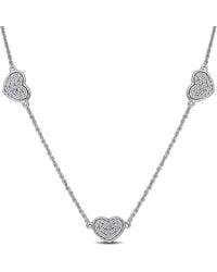 Rina Limor - 14K 0.29 Ct. Tw. Diamond Station Necklace - Lyst