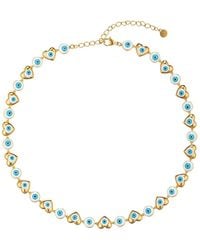 Eye Candy LA - The Luxe Collection Heart & Eye Necklace - Lyst