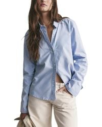 Free People - Benny Slim Oxford Top - Lyst