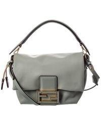 Fendi - Mamma Baguette Small Leather Shoulder Bag - Lyst