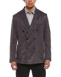 Brioni - Deconstructed Double Breasted Blazer - Lyst
