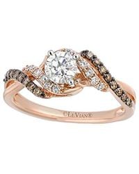 Le Vian - 14k Two-tone 0.74 Ct. Tw. Diamond Ring - Lyst