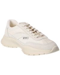 Prada - Mesh & Suede Sneaker - Lyst