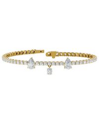Lab Grown Diamonds - 18K Over 6.99 Ct. Tw. Lab-Grown Diamond Bracelet - Lyst