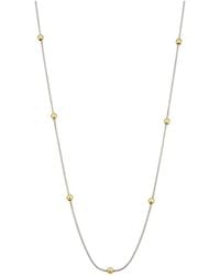 Italian Gold - 14K Two-Tone Italian Snake Link Chain Necklace - Lyst