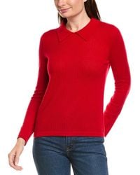 Kier + J - Kier + J Wool & Cashmere-Blend Polo Sweater - Lyst