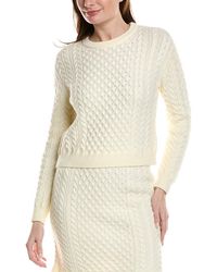 Cece - Cable Knit Sweater - Lyst