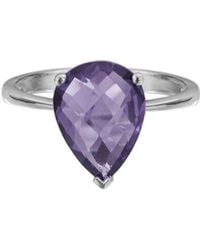Gemstones - 3.30 Ct. Tw. Amethyst Half-Eternity Ring - Lyst