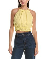 Bella Dahl - Clinch Waist Halter Top - Lyst