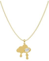 Lab Grown Diamonds - 18K Over 0.85 Ct. Tw. Lab-Grown Diamond Necklace - Lyst