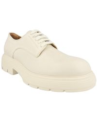 Ferragamo - Devis Leather Derby Shoe - Lyst