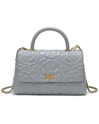 Tiffany & Fred Paris - Quilted Large Leather Satchel - Lyst