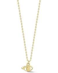 Ember Fine Jewelry - 14k Teeny Tiny Eye Necklace - Lyst
