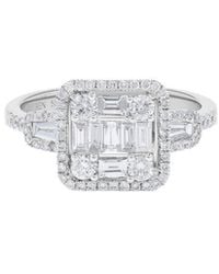 H.J. Namdar - 14K 1.03 Ct. Tw. Diamond Cluster Ring - Lyst