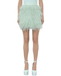 Alice + Olivia - Cina Feather Skirt - Lyst