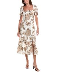 London Times - Midi Dress - Lyst