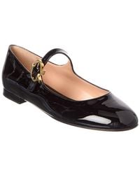 Gianvito Rossi - Mary Ribbon Patent Flat - Lyst