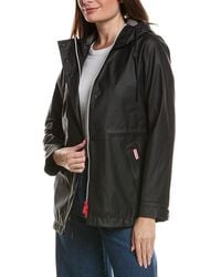 HUNTER - Abbey Rubberized Short Rain Jacket - Lyst