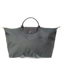 Longchamp - Le Pliage Green Small Canvas & Leather Travel Bag - Lyst