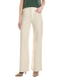 Hudson Jeans - Jodie Loose Fit Linen-Blend Ancient Scroll Wide Leg Jean - Lyst