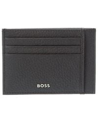 BOSS - Crosstown Leather Card Case - Lyst