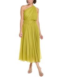 A.L.C. - Drew Silk Midi Dress - Lyst