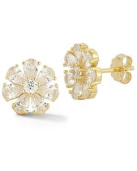 Glaze Jewelry - 14K Over Cz Earrings - Lyst
