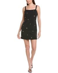 MILLY - Colette Heart Applique Mini Dress - Lyst