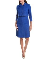 Teri Jon - Boucle Sheath Dress - Lyst