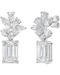 Diana M. Jewels - 14K 15.00 Ct. Tw. Lab-Grown Diamond Drop Earrings - Lyst