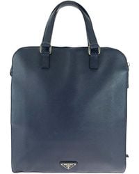 Prada - Saffiano Leather Tote Bag (Authentic Pre-Loved) - Lyst
