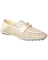 Fendi - Baguette Leather & Mesh Loafer - Lyst